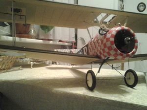 red chequered Sopwith Camel